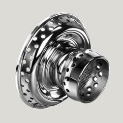 XW457/XW459 Polished Stainless Steel Centre - 72 Spoke